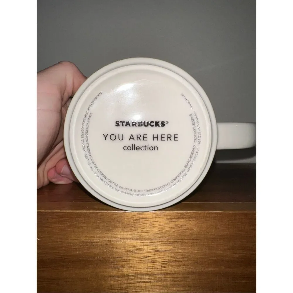 Starbucks Mug Texas You Are Here 2015 14oz Coffee Cup Orange - Picture 4 of 4